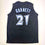 Autographed/Signed Kevin Garnett Minnesota Black Basketball Jersey Beckett BAS COA