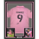 Framed Autographed/Signed Luis Suarez 35x39 Inter Miami Pink Soccer Jersey Beckett BAS COA