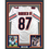 Framed Autographed/Signed Luther Burden 35x39 Chicago White Football Jersey Beckett BAS COA