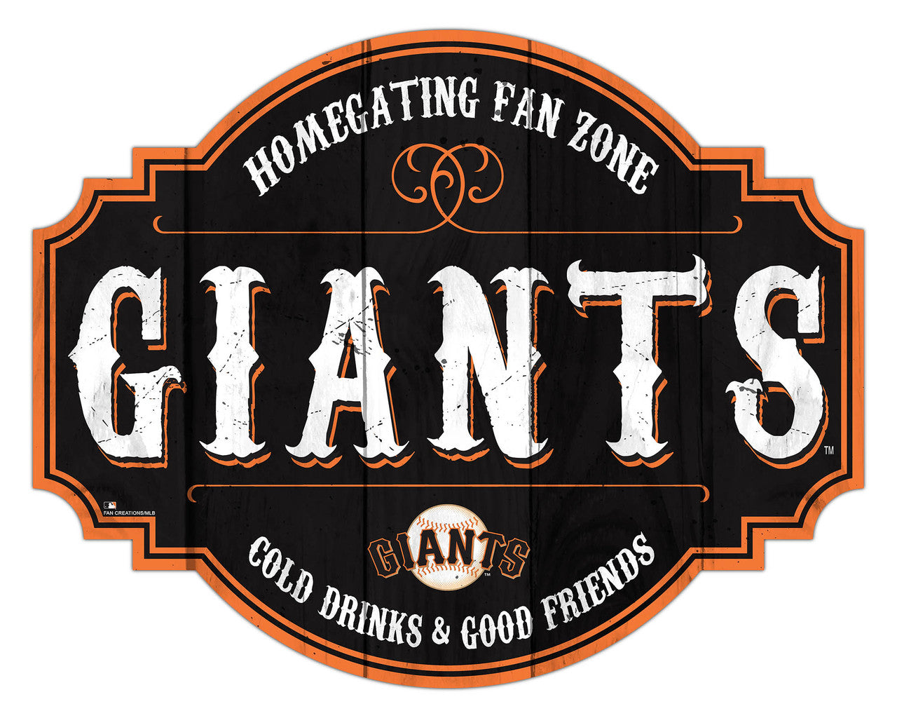 San Francisco Giants Sign Wood 12 Inch Homegating Tavern - Sports Collectibles, Sports Memorabilia, Sports Fan Shop, Sports Gifts