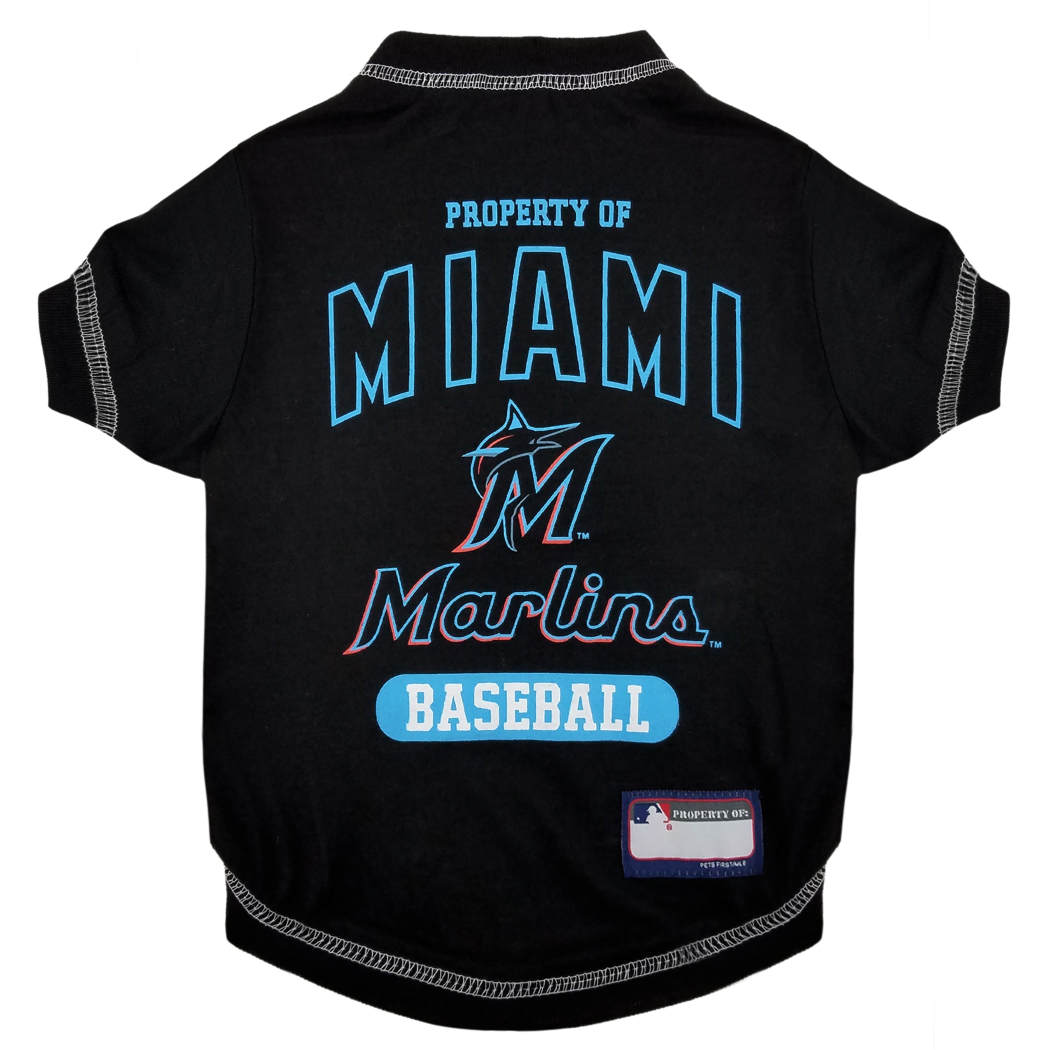Miami Marlins Tee Shirt Pets First - Sports Collectibles, Sports Memorabilia, Sports Fan Shop, Sports Gifts