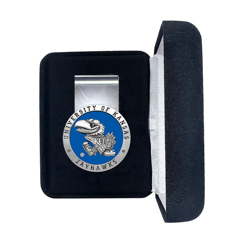 University of Kansas Money Clip - Sports Gifts, Sports Memorabilia, Sports Collectibles, Fan Shop
