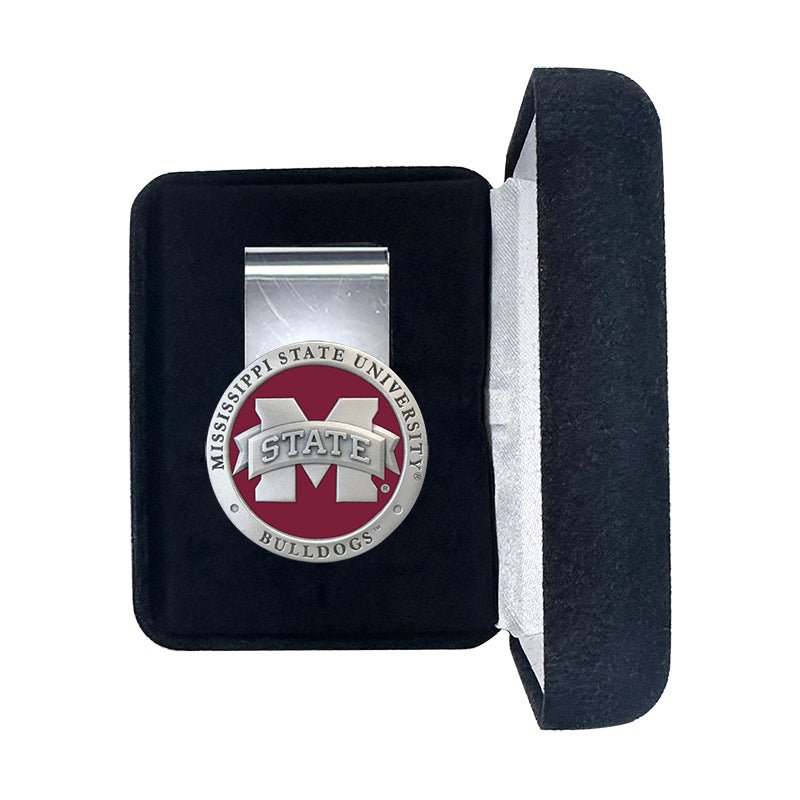 Mississippi State University Bulldogs "M" Logo Money Clip - Sports Gifts, Sports Memorabilia, Sports Collectibles, Fan Shop