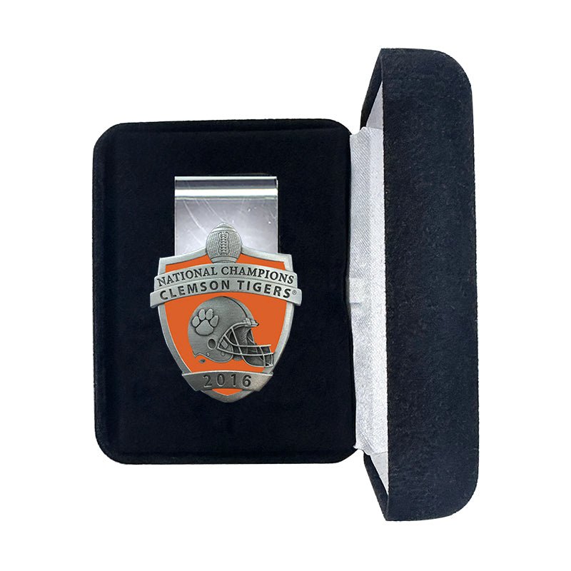 Clemson University National Champions 2016 Money Clip - Sports Gifts, Sports Memorabilia, Sports Collectibles, Fan Shop