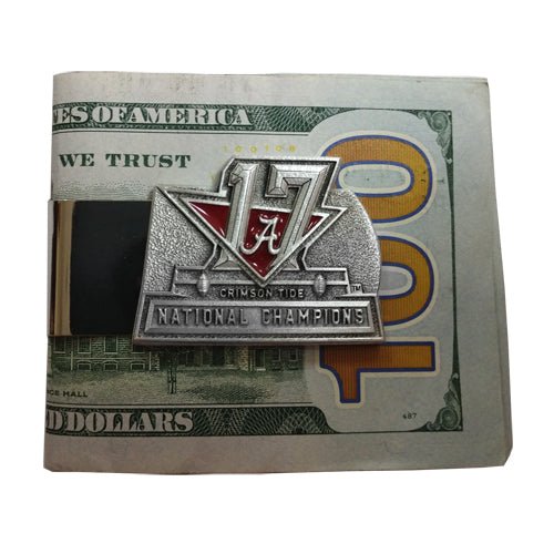 University of Alabama Crimson Tide National Champions 2017 Money Clip - Sports Gifts, Sports Memorabilia, Sports Collectibles, Fan Shop