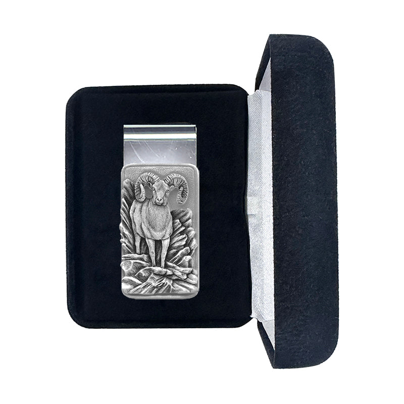 Bighorn Sheep Money Clip - Sports Collectibles, Sports Memorabilia, Sports Fan Shop, Sports Gifts