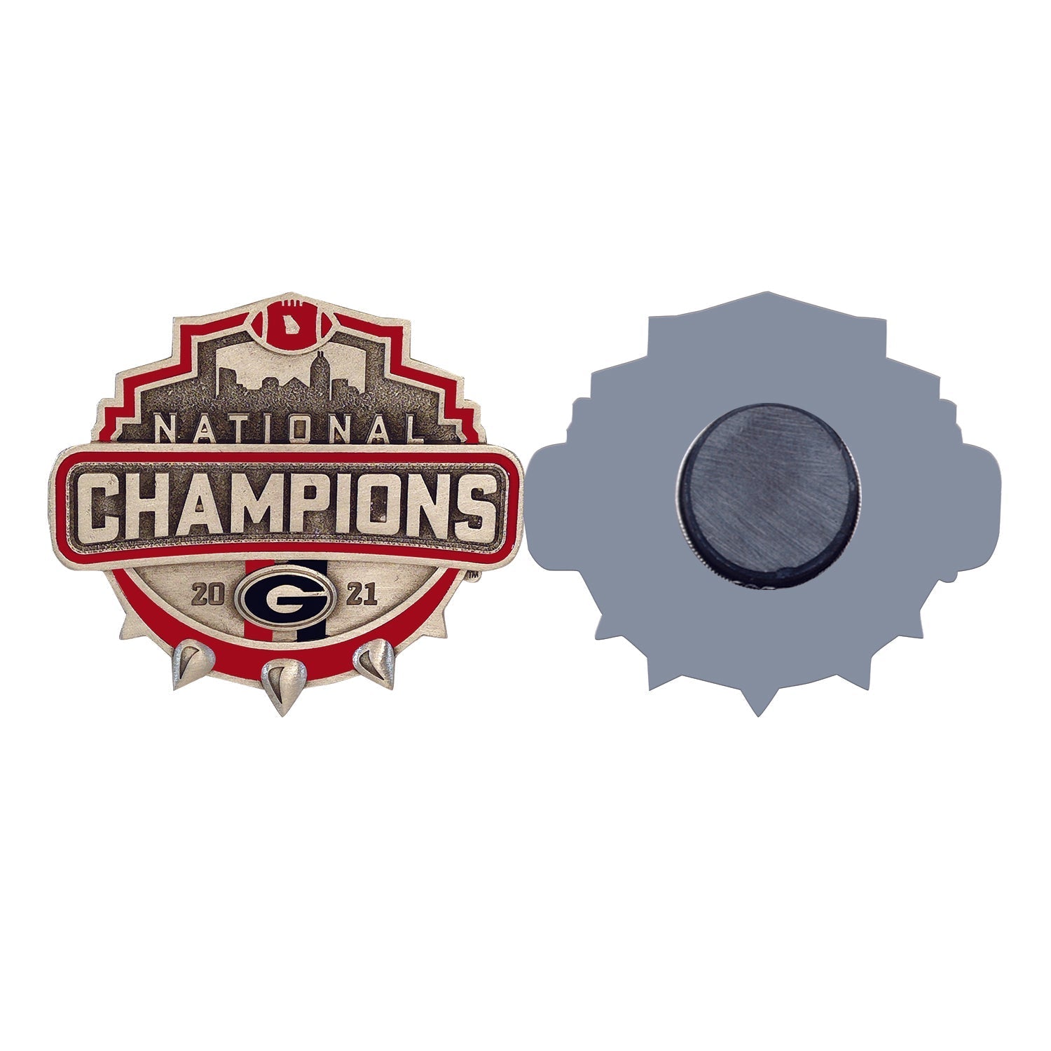 2021 Georgia Official Champion Logo Magnet - Sports Gifts, Sports Memorabilia, Sports Collectibles, Fan Shop
