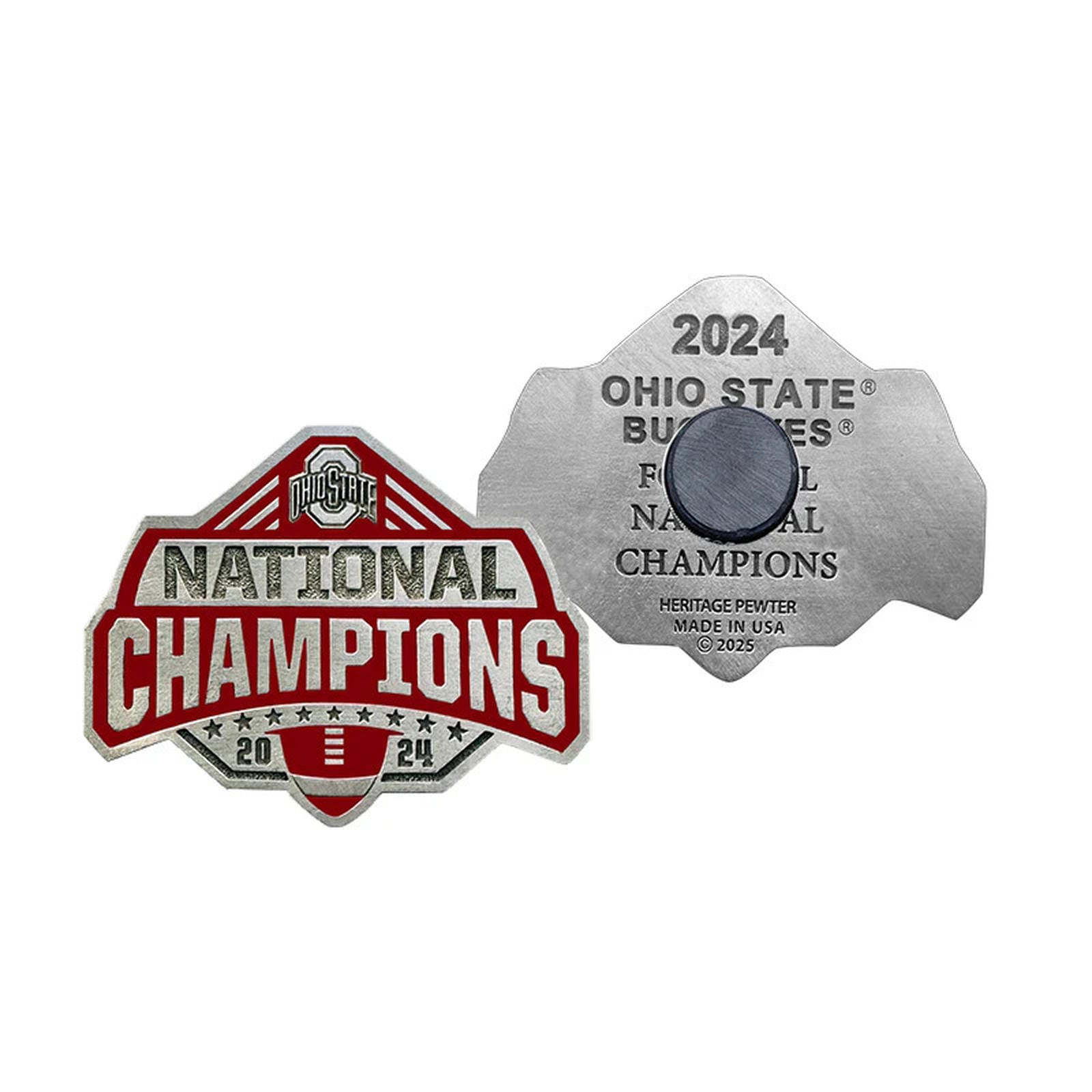 2024-25 Ohio State Football Championship Magnet - Sports Gifts, Sports Memorabilia, Sports Collectibles, Fan Shop
