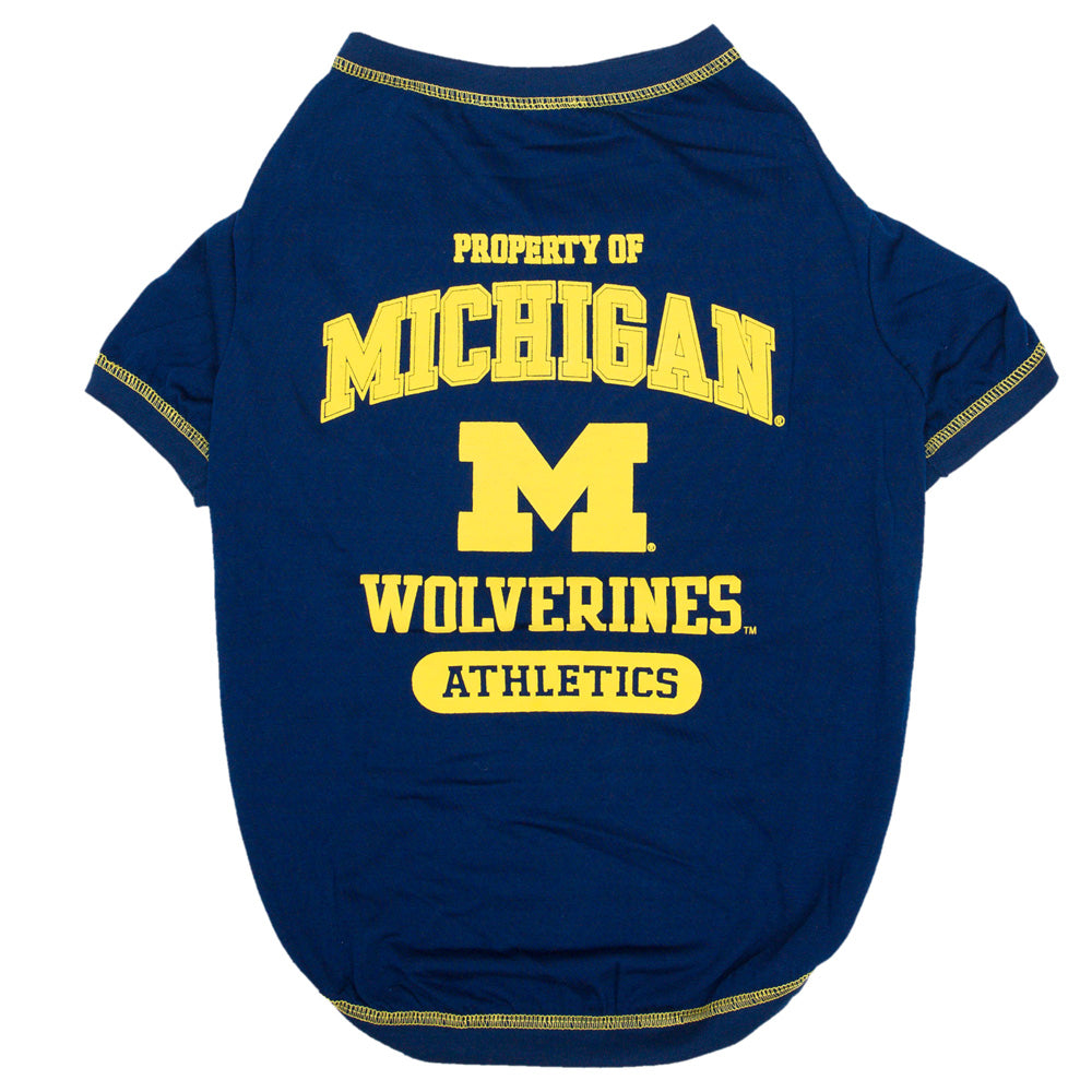 Michigan Wolverines Dog Tee Shirt Pets First - Sports Collectibles, Sports Memorabilia, Sports Fan Shop, Sports Gifts