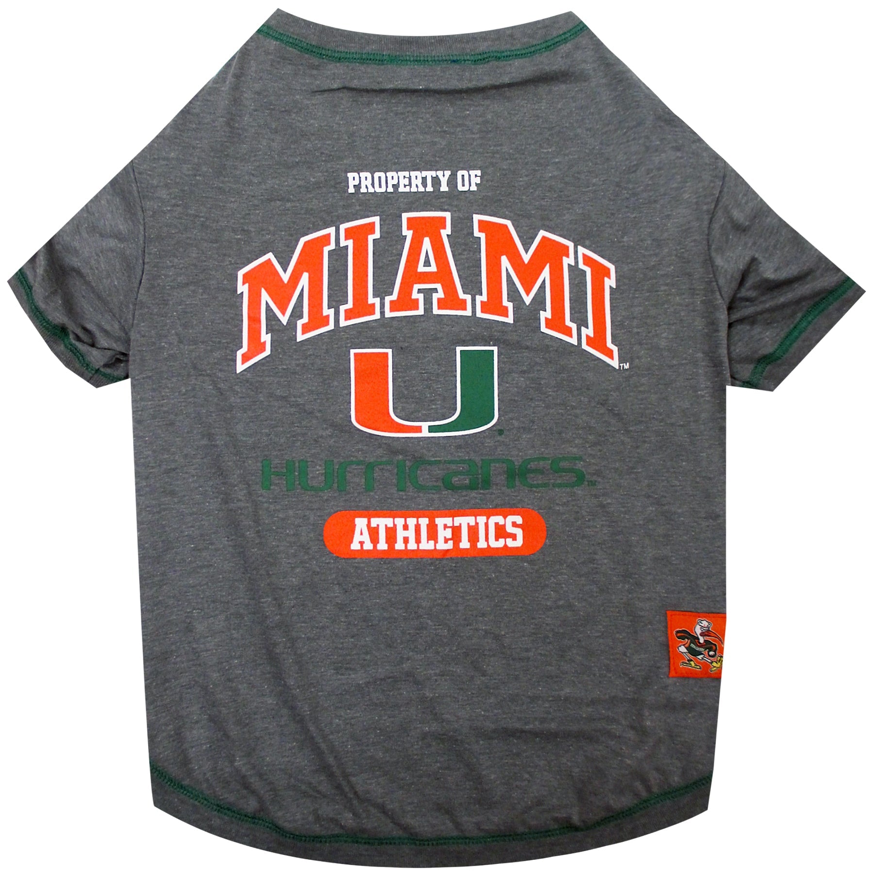 Miami Hurricanes Dog Tee Shirt Pets First - Sports Collectibles, Sports Memorabilia, Sports Fan Shop, Sports Gifts