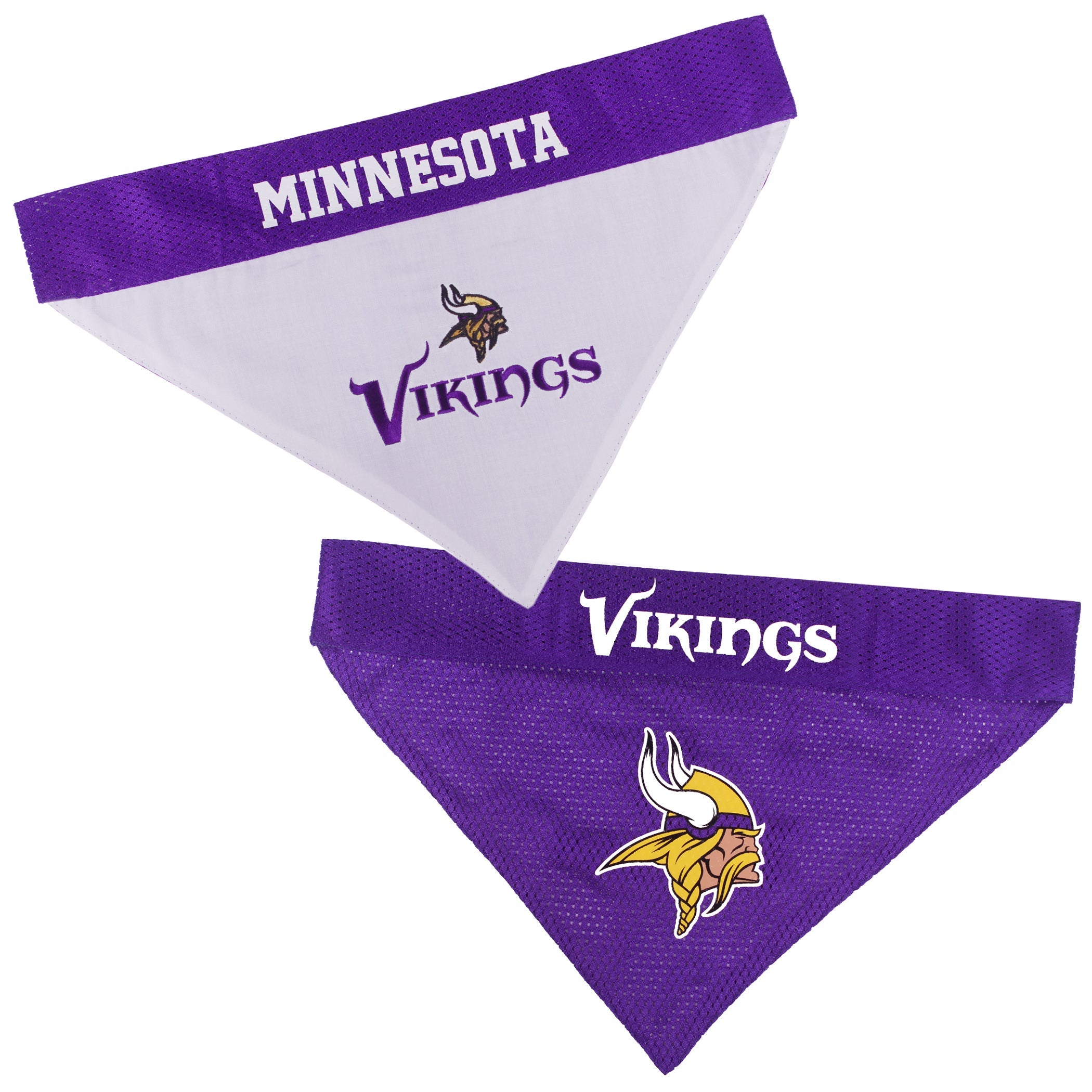 Minnesota Vikings Reversible Bandana Pets First - Sports Collectibles, Sports Memorabilia, Sports Fan Shop, Sports Gifts