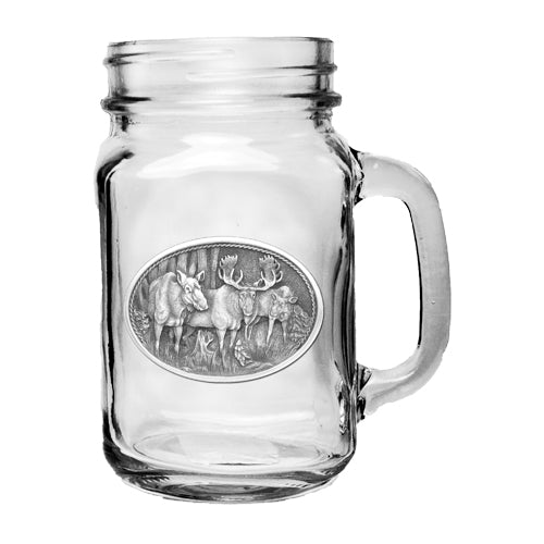 Moose Mason Jar Mug - Sports Collectibles, Sports Memorabilia, Sports Fan Shop, Sports Gifts
