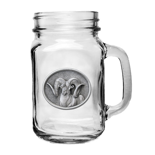 Chadwick Ram Mason Jar Mug - Sports Collectibles, Sports Memorabilia, Sports Fan Shop, Sports Gifts