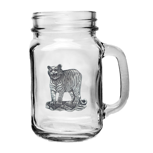 Tiger Mason Jar Mug - Sports Collectibles, Sports Memorabilia, Sports Fan Shop, Sports Gifts