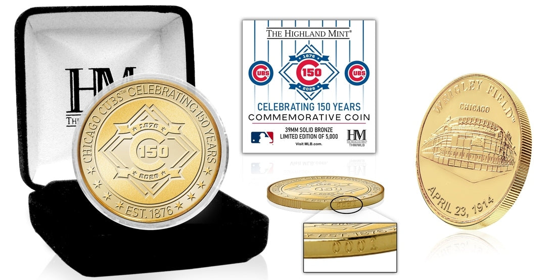 Chicago Cubs 150th Anniversary Bronze Coin