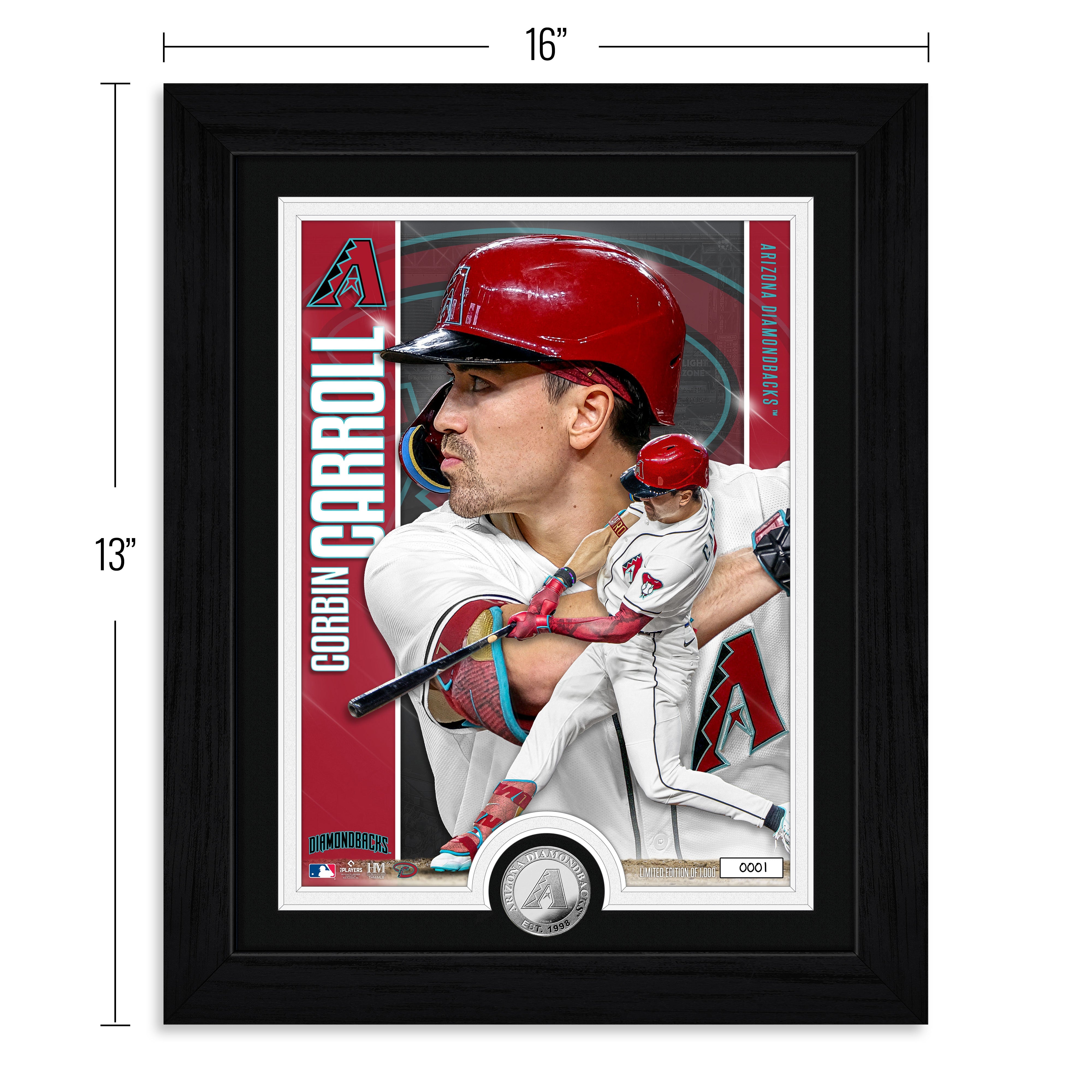 Corbin Carroll Arizona Diamondbacks Silver Coin Artist Proof Photo Mint - Sports Gifts, Sports Memorabilia, Sports Collectibles, Fan Shop