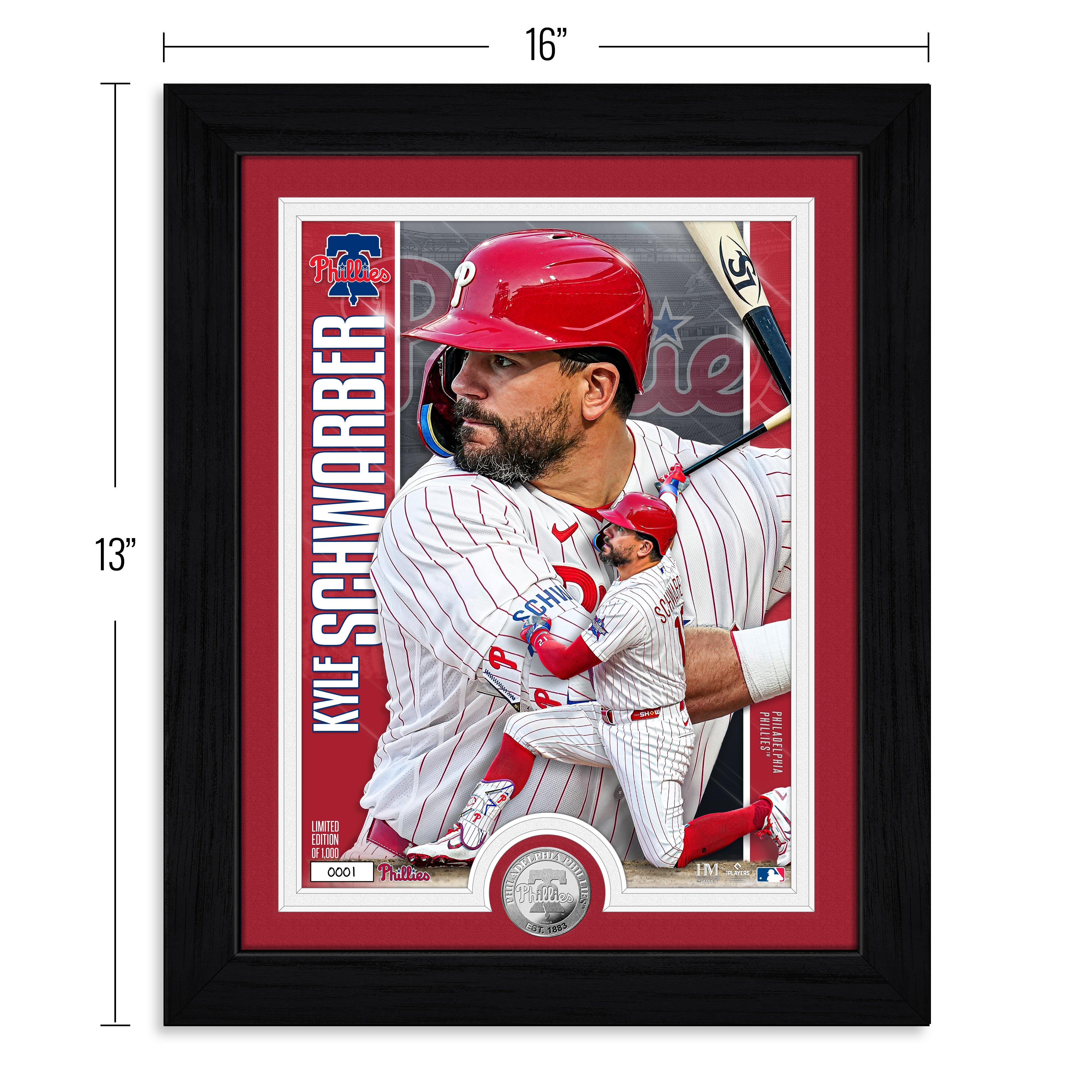 Kyle Schwarber Philadelphia Phillies Silver Coin Artist Proof Photo Mint - Sports Gifts, Sports Memorabilia, Sports Collectibles, Fan Shop