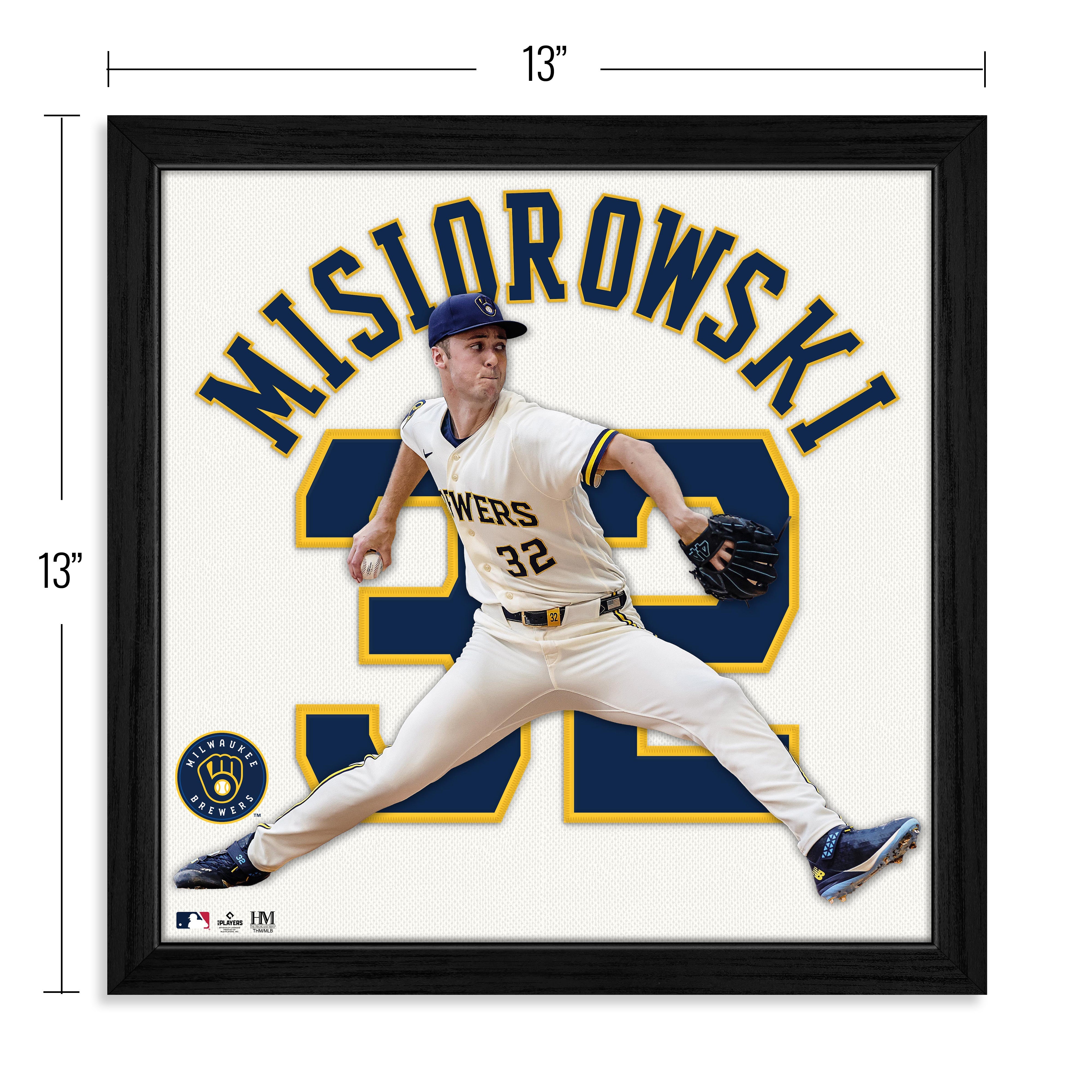 Jacob Misiorowski Impact Jersey Frame - Sports Gifts, Sports Memorabilia, Sports Collectibles, Fan Shop