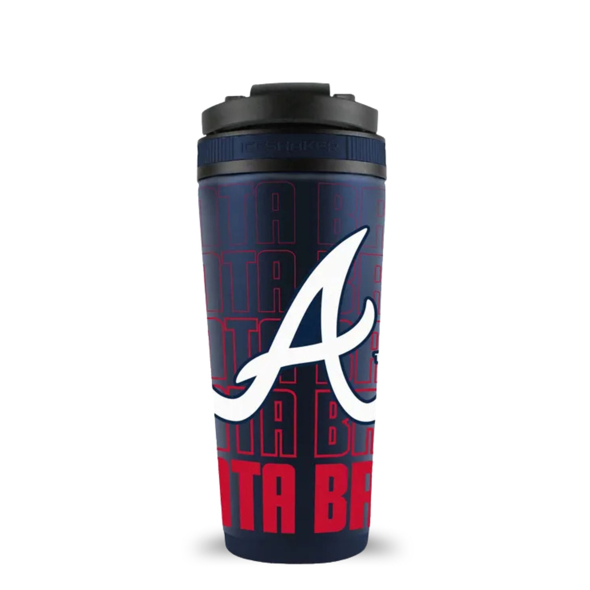 Officially Licensed Atlanta Braves 26oz Ice Shaker - Sports Gifts, Sports Memorabilia, Sports Collectibles, Fan Shop
