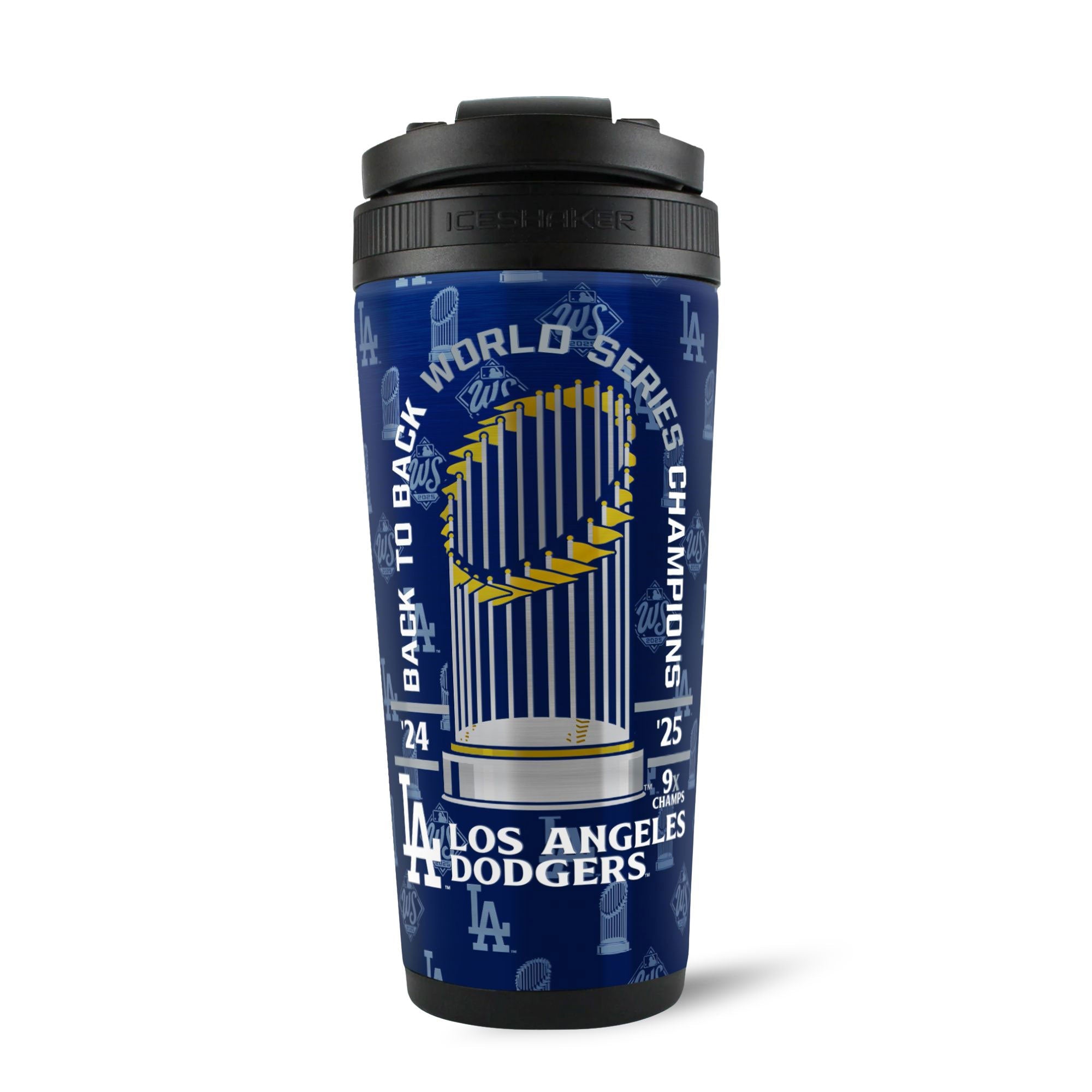 LA Dodgers 2025 World Series Champions 26oz Ice Shakers - Sports Gifts, Sports Memorabilia, Sports Collectibles, Fan Shop
