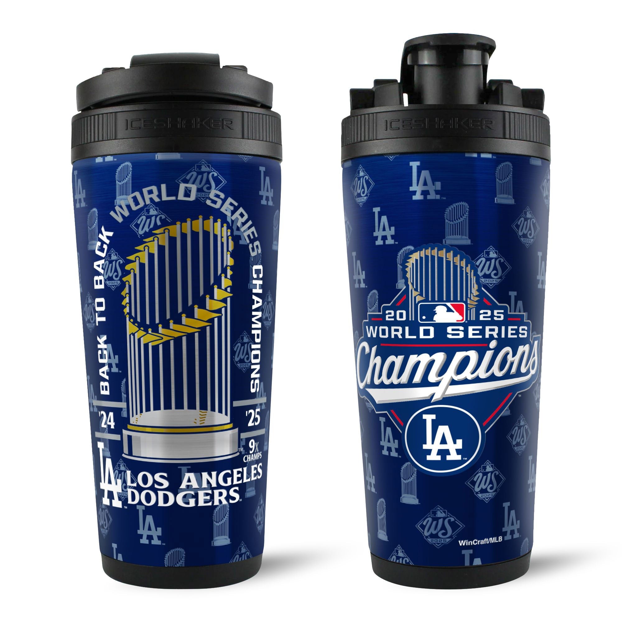 LA Dodgers 2025 World Series Champions 26oz Ice Shakers - Sports Gifts, Sports Memorabilia, Sports Collectibles, Fan Shop