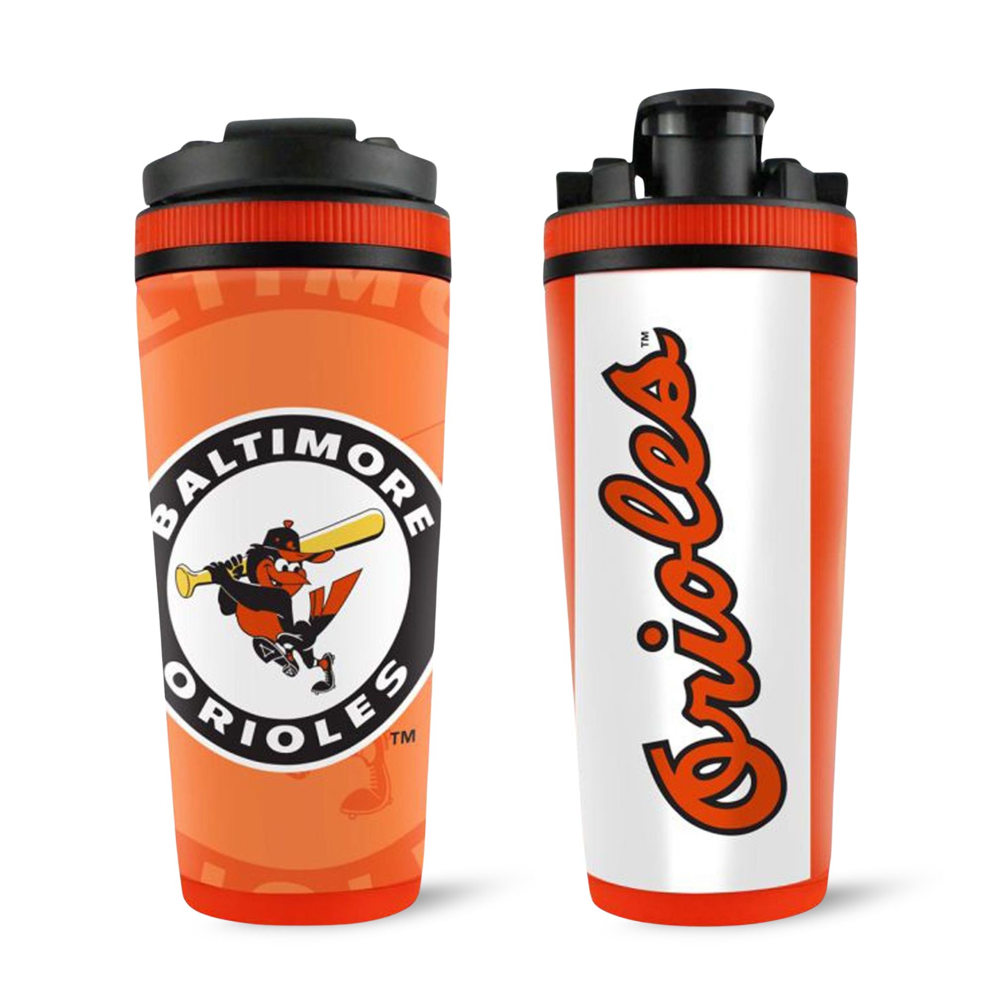 Officially Licensed Baltimore Orioles 26oz Ice Shaker - Sports Gifts, Sports Memorabilia, Sports Collectibles, Fan Shop