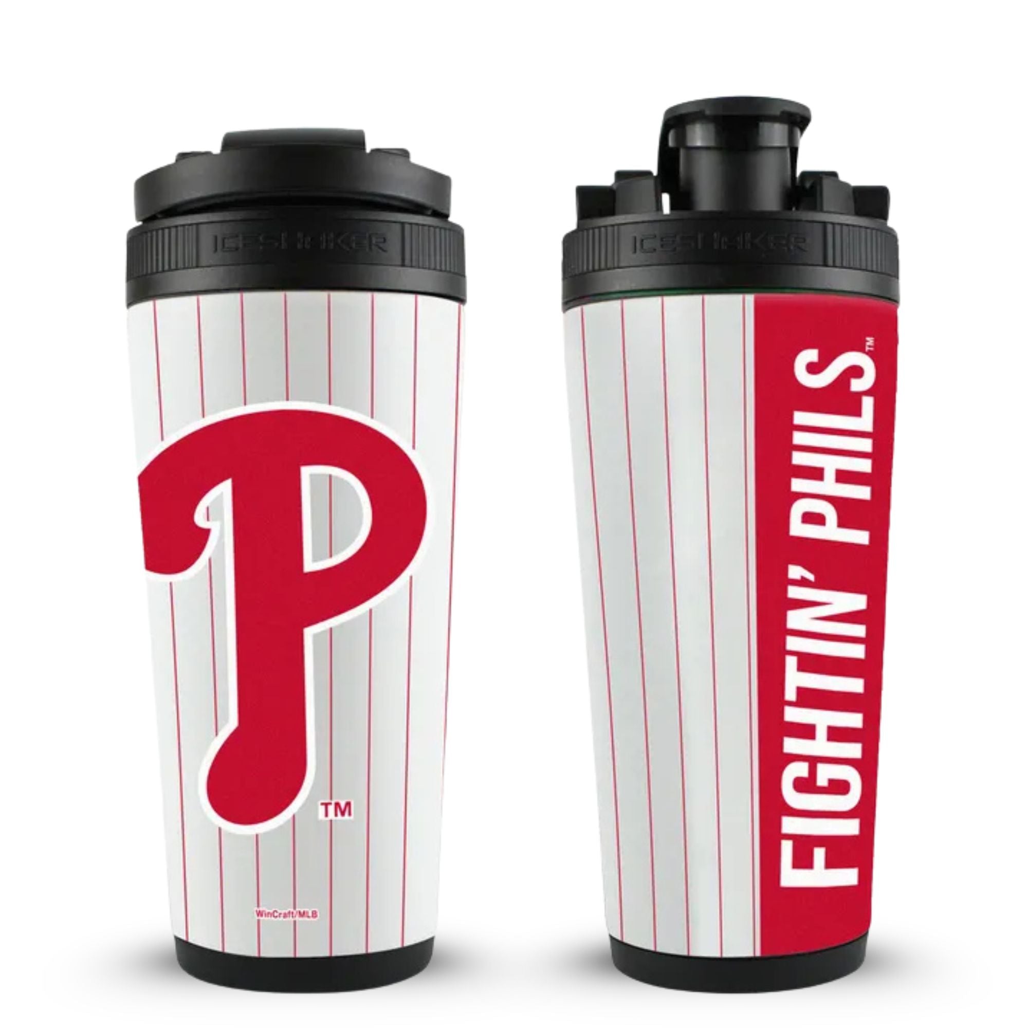 Officially Licensed Philadelphia Phillies 26oz Ice Shaker - Sports Gifts, Sports Memorabilia, Sports Collectibles, Fan Shop