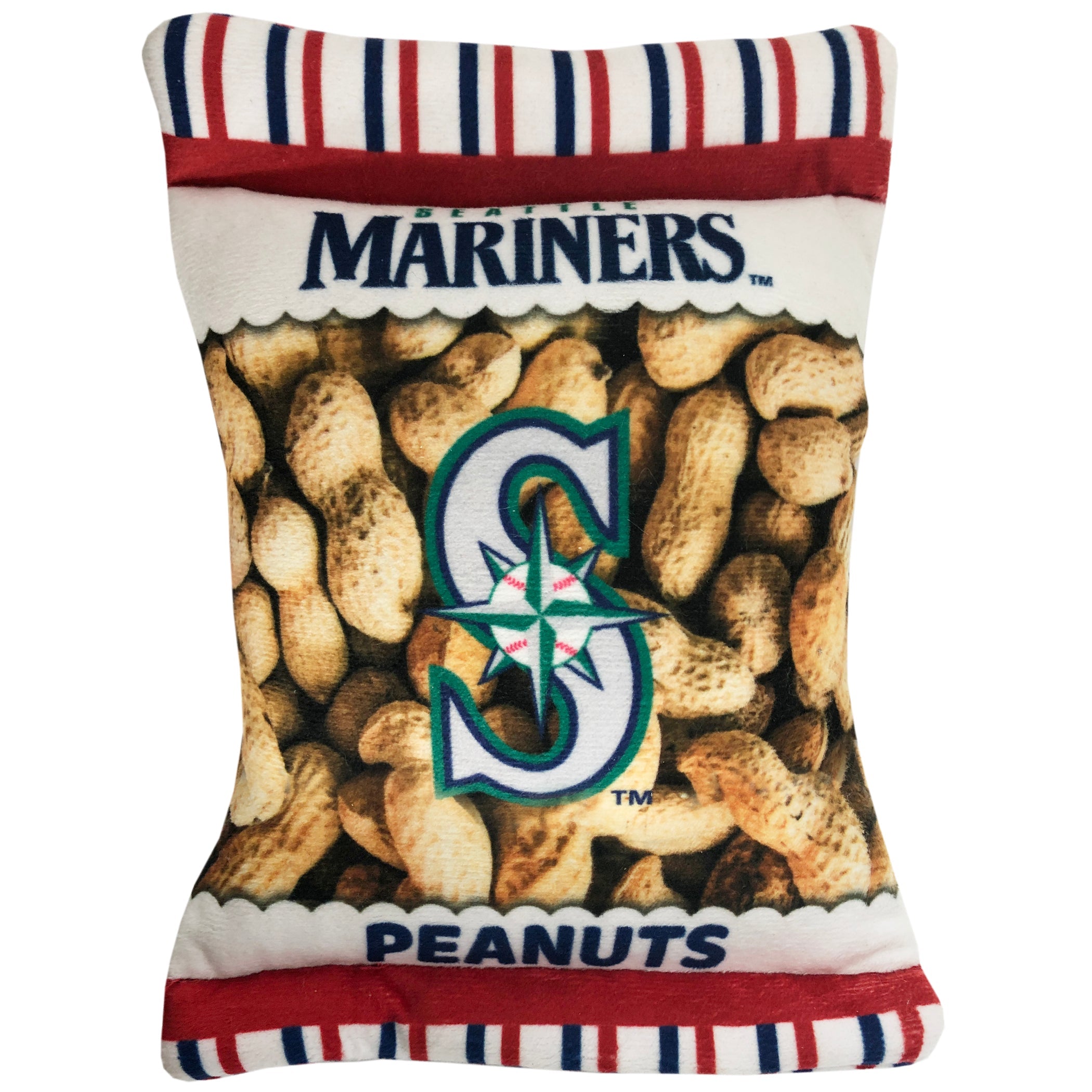 Seattle Mariners Peanut Bag Toy by Pets First - Sports Collectibles, Sports Memorabilia, Sports Fan Shop, Sports Gifts