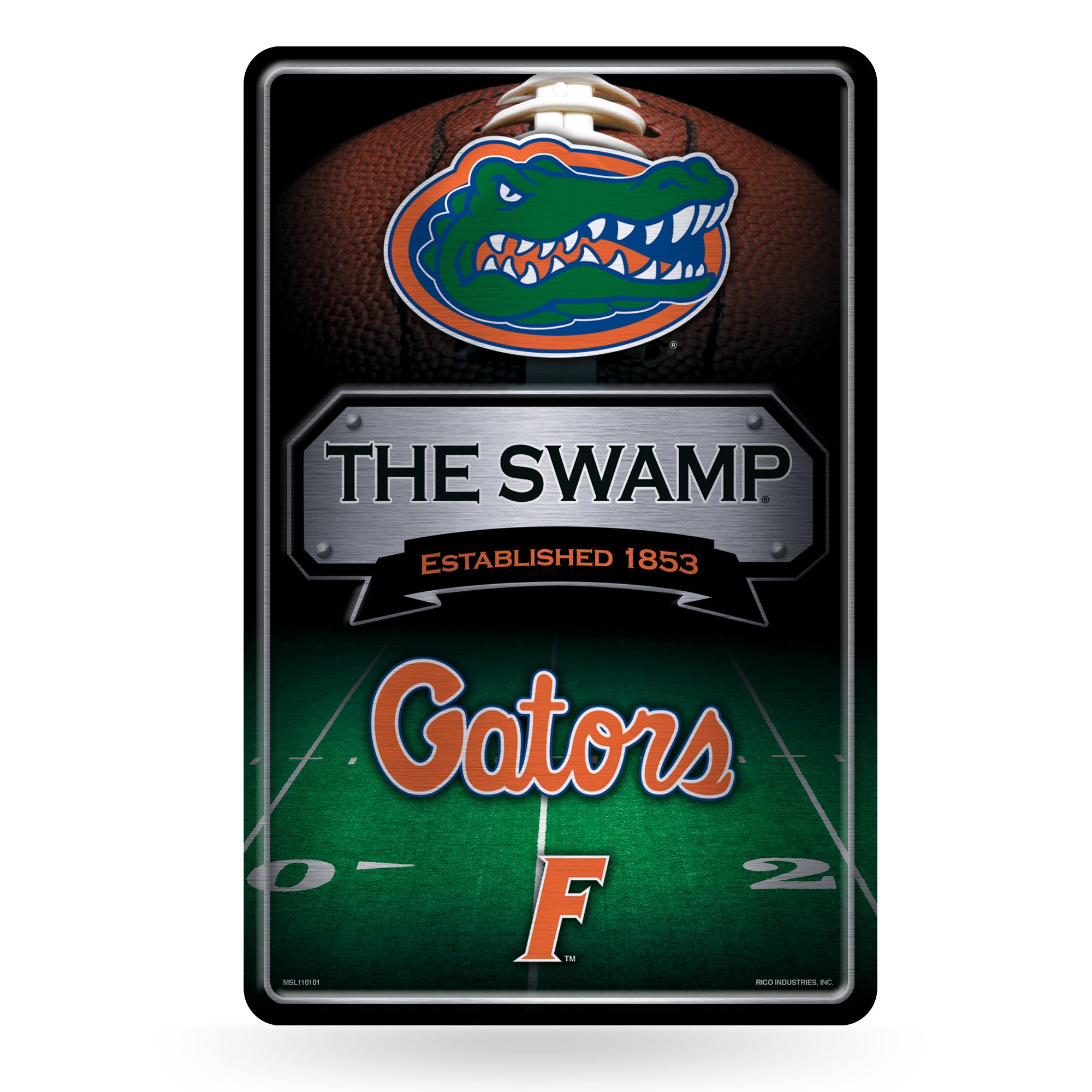 NCAA  Florida Gators  11" x 17" Large Metal Home Décor Sign