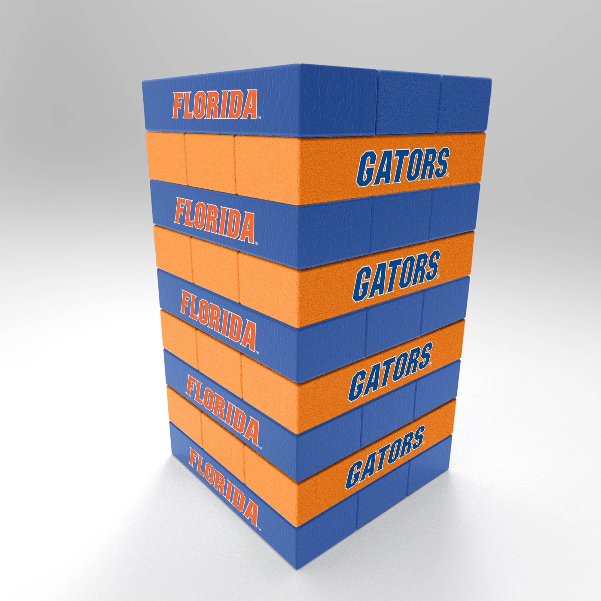 NCAA  Florida Gators  Mini Jumbling Tower Game - Wood Stackem Game