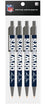 Dallas Cowboys 4 Pack Cool Color Pens - Sports Gifts, Sports Memorabilia, Sports Collectibles, Fan Shop