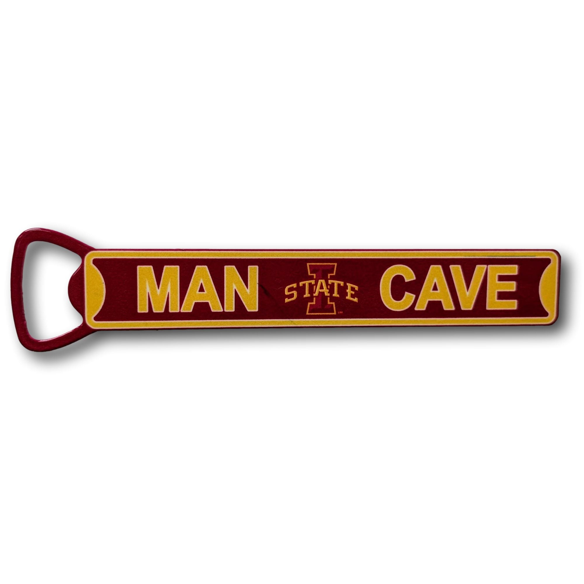Iowa State Man Cave - Steel Bottle Opener