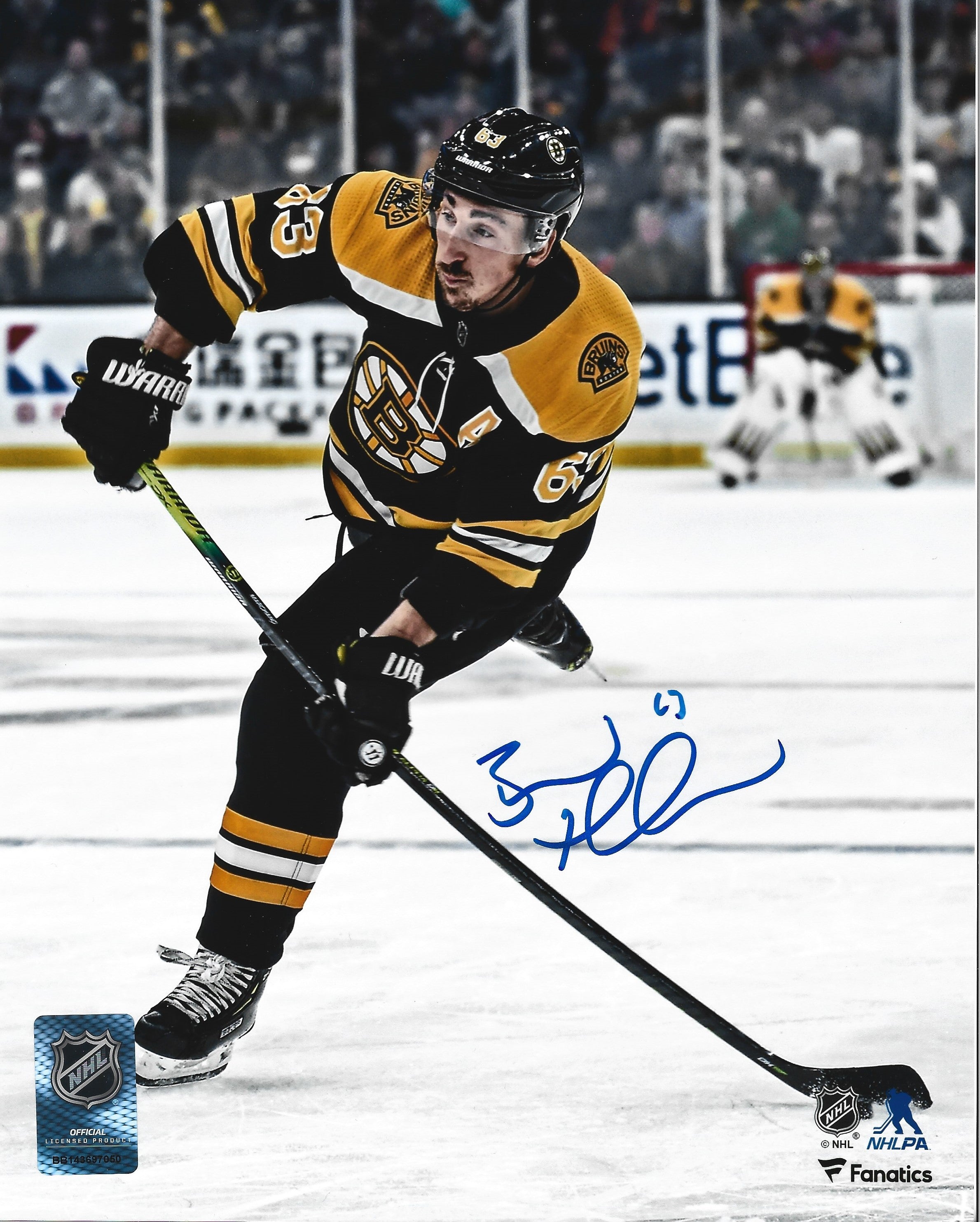 Brad Marchand Slapshot Boston Bruins Autographed 16" x 20" Hockey Photo - Sports Collectibles, Sports Memorabilia, Sports Fan Shop, Sports Gifts