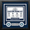 MLB Baseball Photo Picture Frame Kit - Seattle Mariners (Navy Matting, Gray Trim)