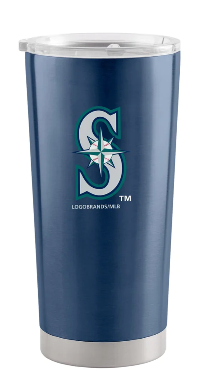 Seattle Mariners Travel Tumbler 20oz Ultra Stainless Steel - Sports Collectibles, Sports Memorabilia, Sports Fan Shop, Sports Gifts