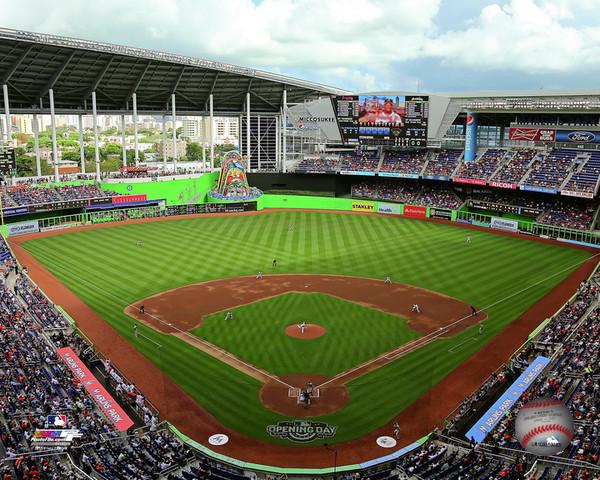Miami Marlins Marlins Park 8" x 10" Baseball Stadium Photo - Sports Collectibles, Sports Memorabilia, Sports Fan Shop, Sports Gifts