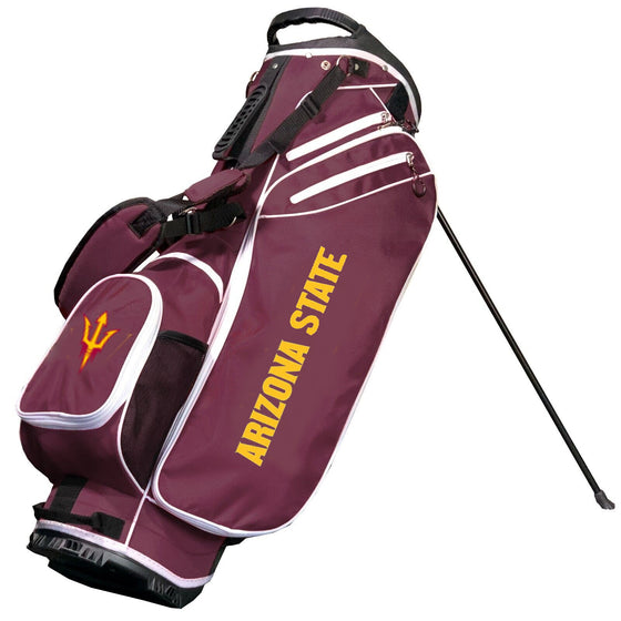 Arizona State Sun Devils Birdie Stand Golf Bag Maroon - 757 Sports Collectibles