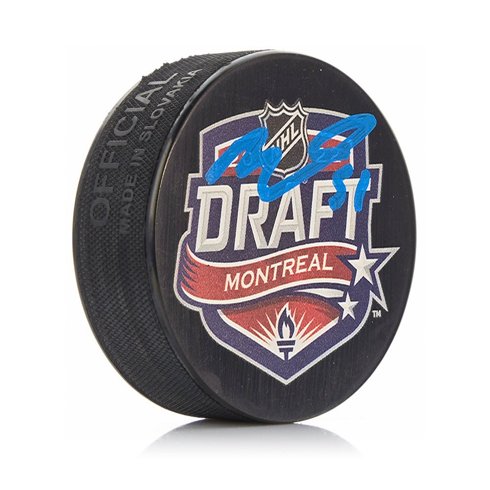 Matthew Poitras Autographed Boston Bruins 2022 Draft Hockey Logo Puck - Sports Collectibles, Sports Memorabilia, Sports Fan Shop, Sports Gifts
