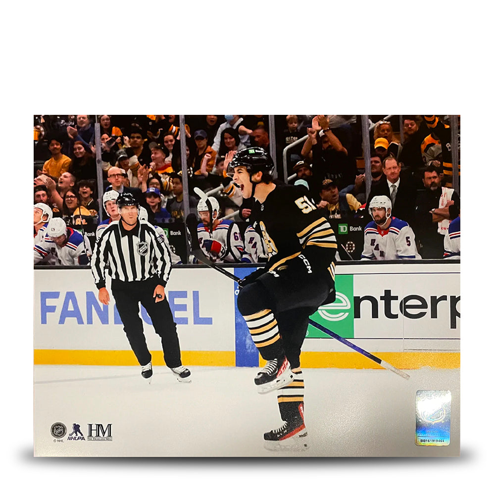 Matthew Poitras Celebration Boston Bruins 8" x 10" Hockey Photo - Sports Collectibles, Sports Memorabilia, Sports Fan Shop, Sports Gifts