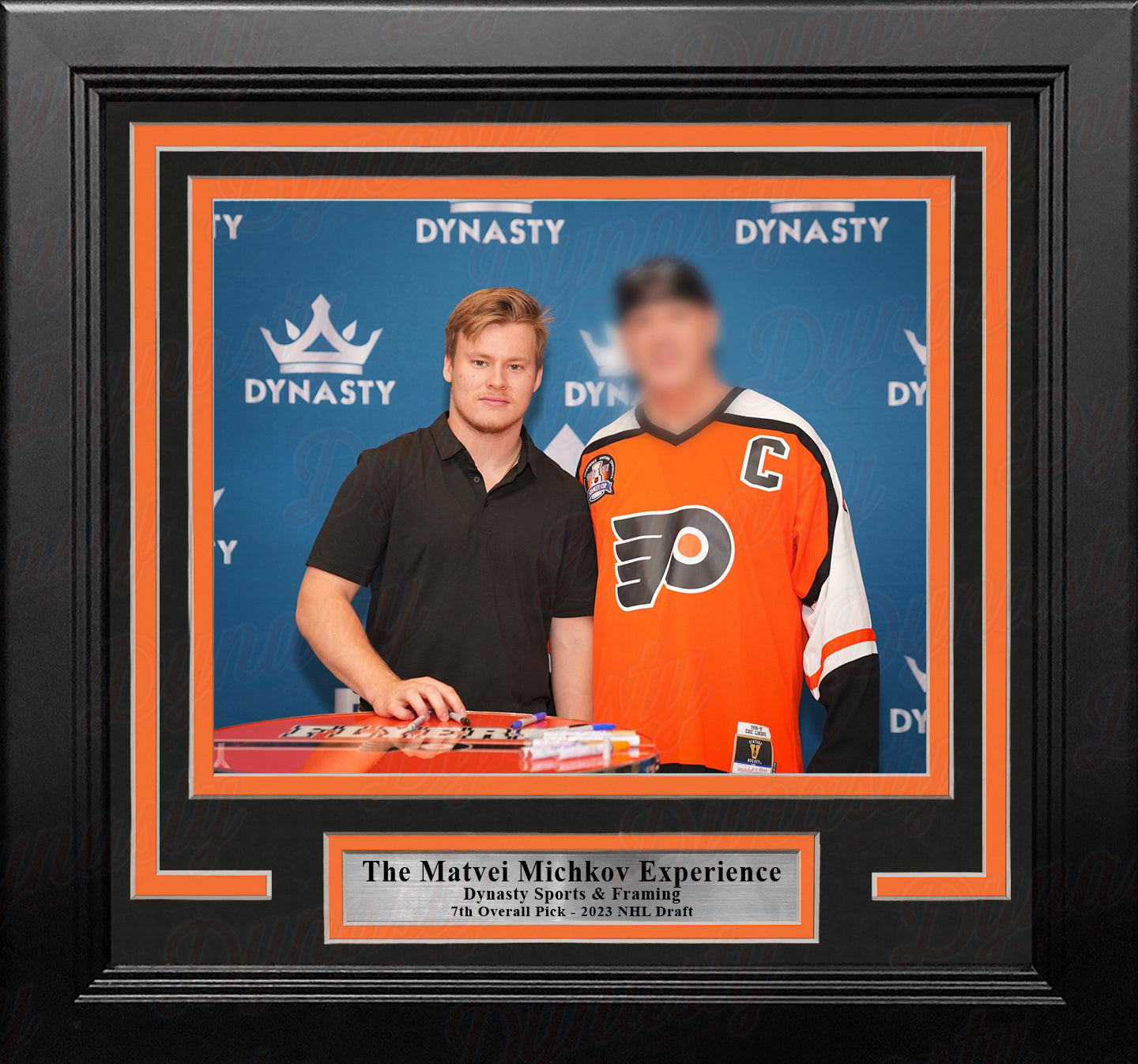 Matvei Michkov Experience Philadelphia Flyers Photo-Op Frame Kit - Sports Collectibles, Sports Memorabilia, Sports Fan Shop, Sports Gifts