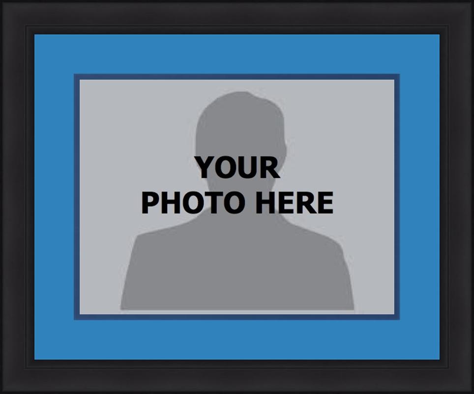 NBA Basketball Photo Picture Frame Kit - Memphis Grizzlies (Blue Matting, Navy Trim) - Sports Collectibles, Sports Memorabilia, Sports Fan Shop, Sports Gifts