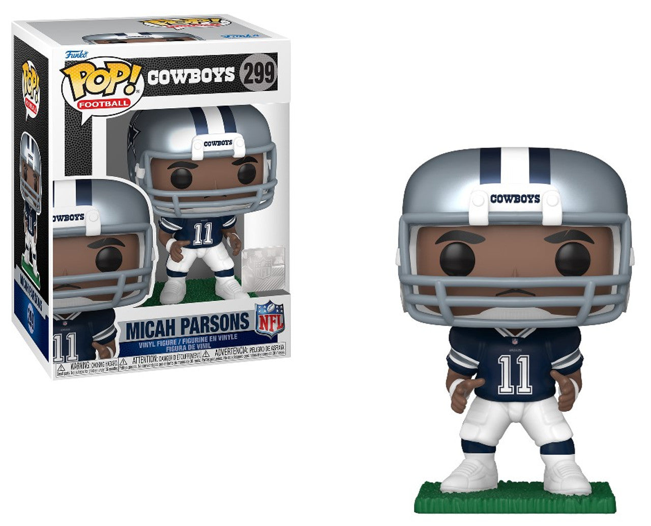 Micah Parsons (Dallas Cowboys) (Navy Jersey) NFL Funko Pop! - Sports Collectibles, Sports Memorabilia, Sports Fan Shop, Sports Gifts