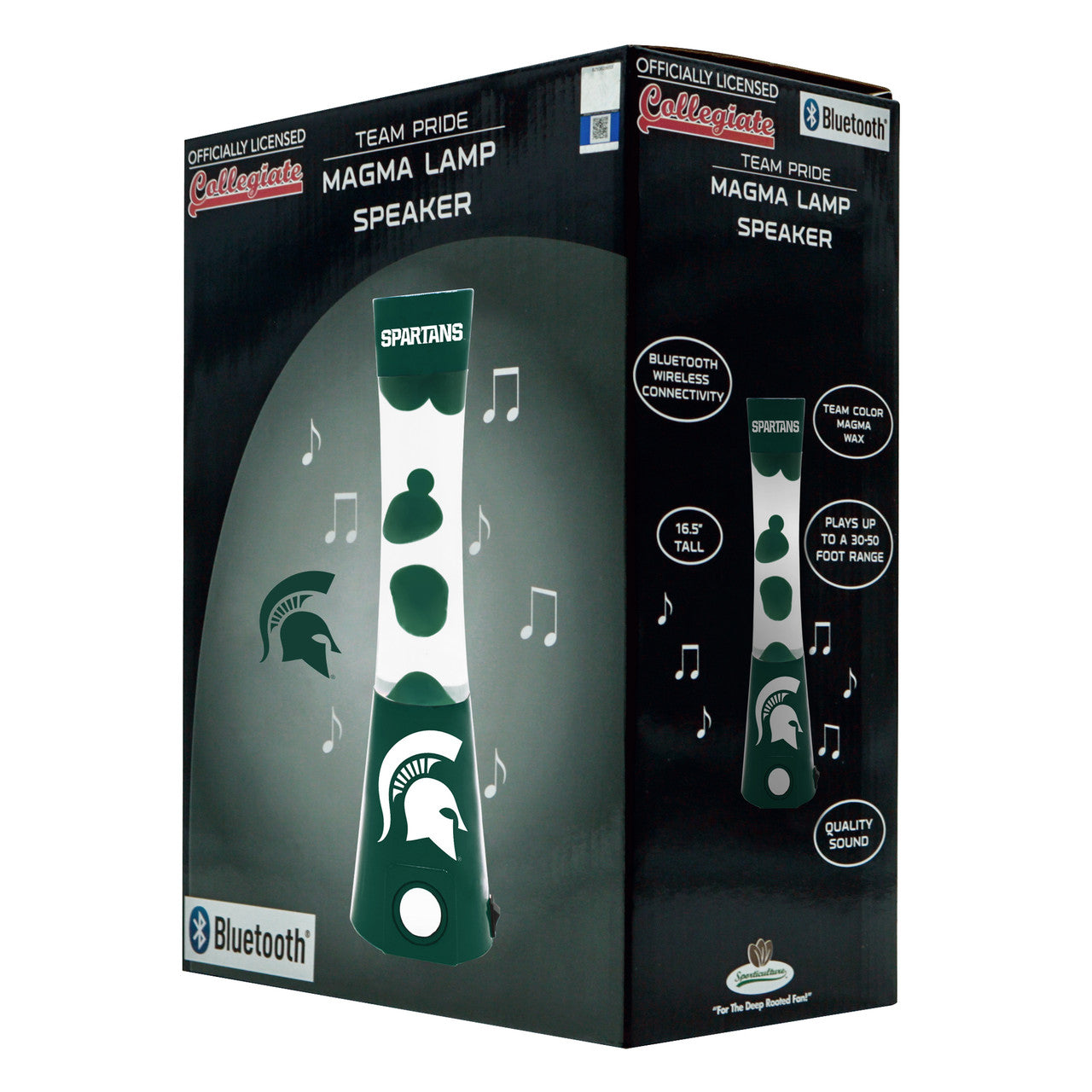 Michigan State Spartans Magma Lamp - Bluetooth Speaker Special Order - Sports Collectibles, Sports Memorabilia, Sports Fan Shop, Sports Gifts