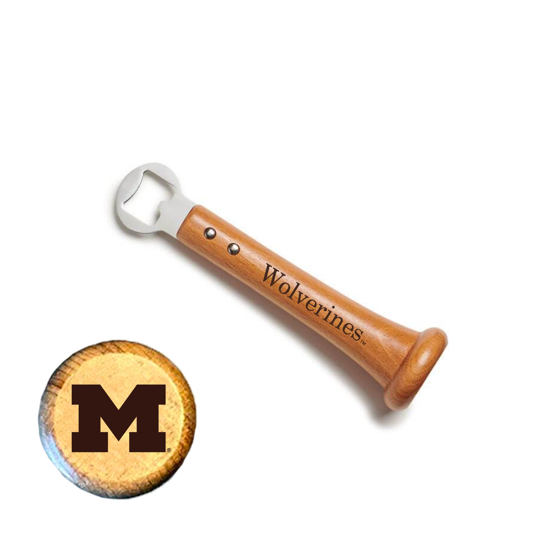 University of Michigan "PICKOFF" Bottle Opener - Sports Collectibles, Sports Memorabilia, Sports Fan Shop, Sports Gifts