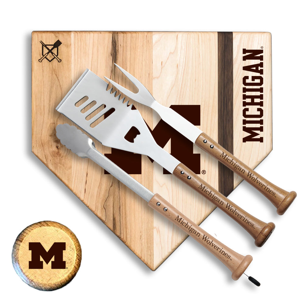 University of Michigan "SILVER SLUGGER" Combo Set - Sports Collectibles, Sports Memorabilia, Sports Fan Shop, Sports Gifts