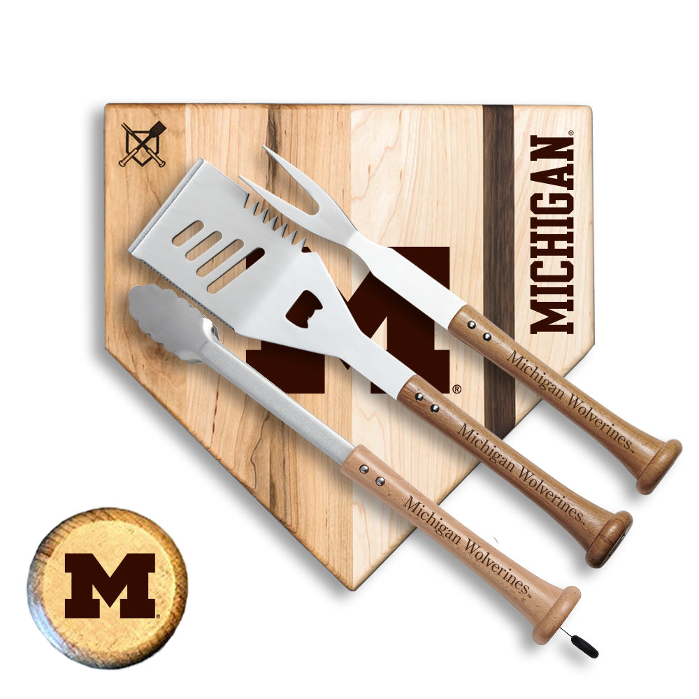 University of Michigan "SILVER SLUGGER" Combo Set - Sports Collectibles, Sports Memorabilia, Sports Fan Shop, Sports Gifts