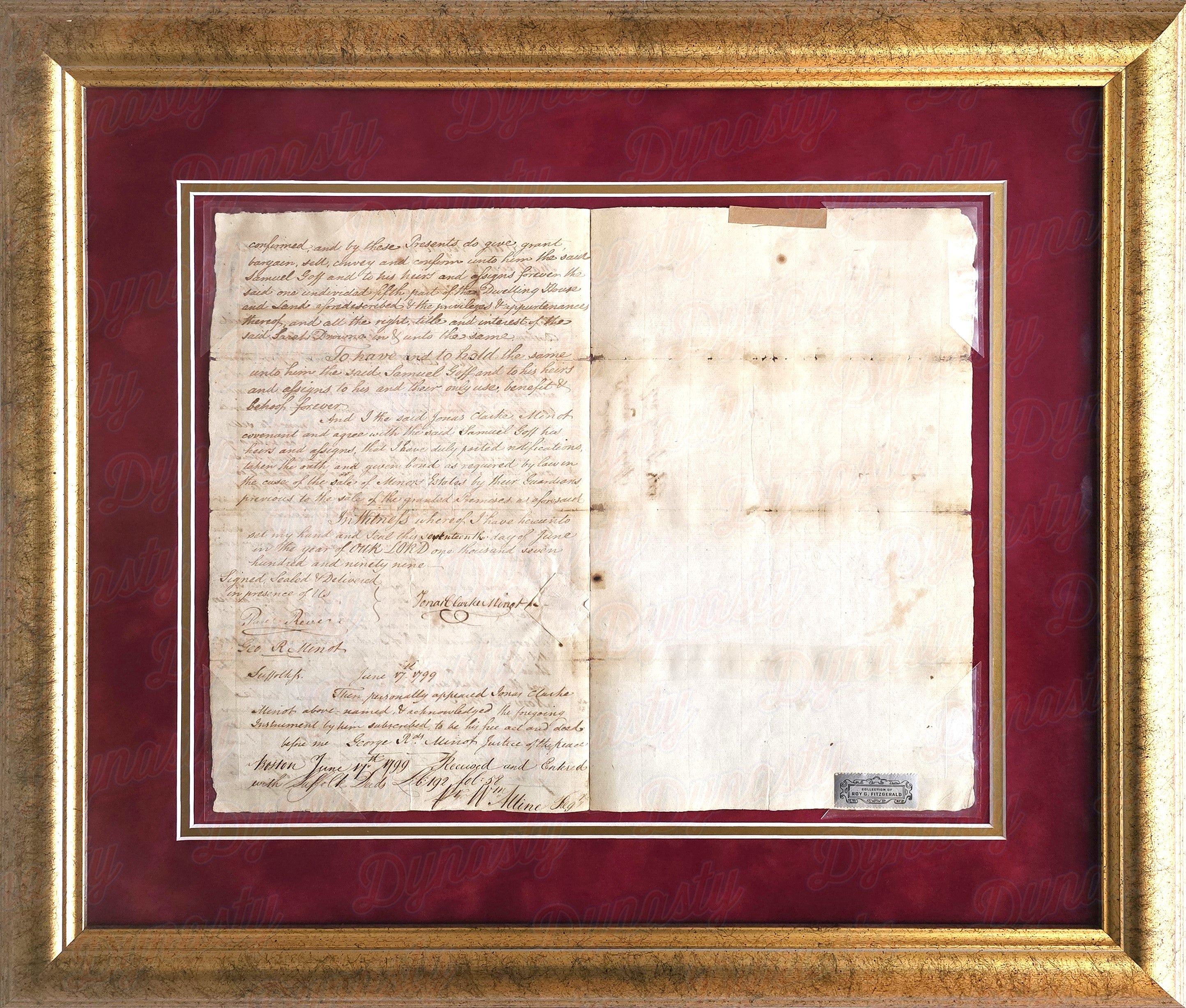 Paul Revere Autographed DS Document Signed | Early Boston Real Estate Deed - Sports Collectibles, Sports Memorabilia, Sports Fan Shop, Sports Gifts