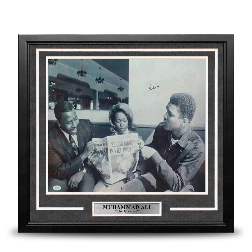 Muhammad Ali Autographed Framed Boxing Photo - Sports Collectibles, Sports Memorabilia, Sports Fan Shop, Sports Gifts