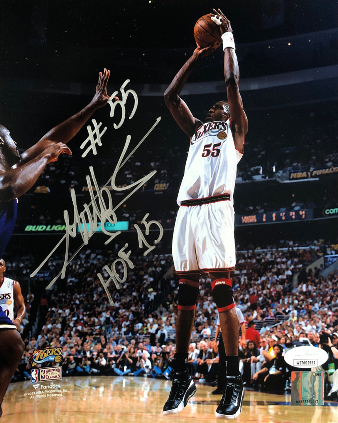 Dikembe Mutombo Philadelphia 76ers Autographed 8" x 10" Photo Inscribed Hall of Fame - Sports Collectibles, Sports Memorabilia, Sports Fan Shop, Sports Gifts