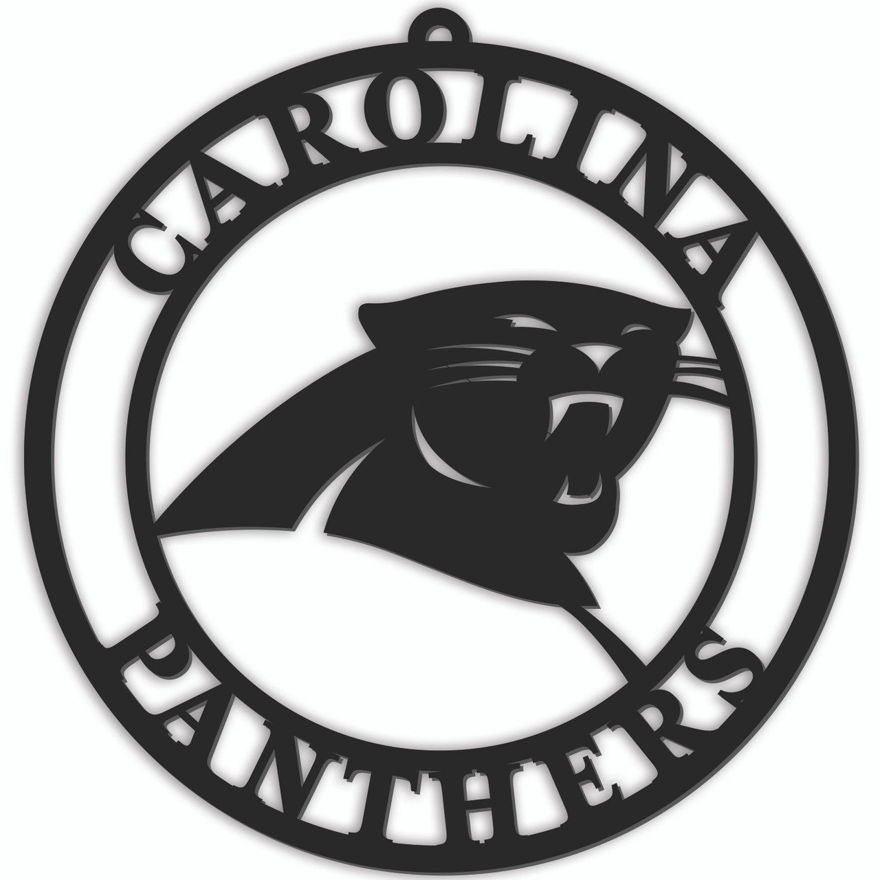 Carolina Panthers Sign Door Hanger 16 Inch - Sports Collectibles, Sports Memorabilia, Sports Fan Shop, Sports Gifts